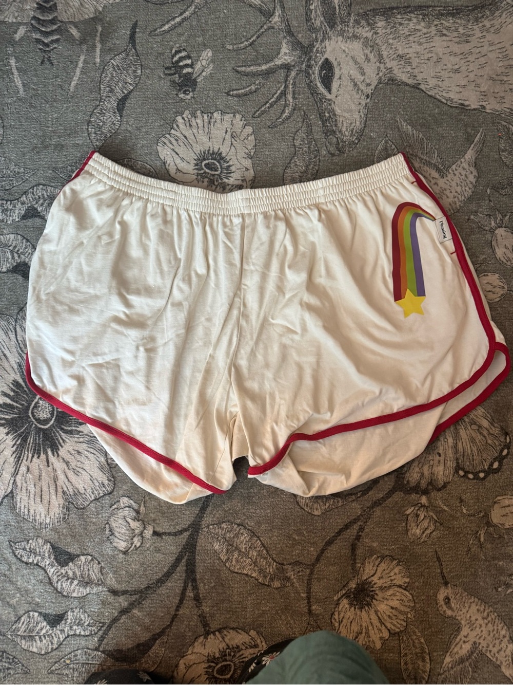 Pleasing Rainbow Rays shorts—Brand new out of bag